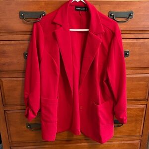 Amazon Women's Bold Red Blazer